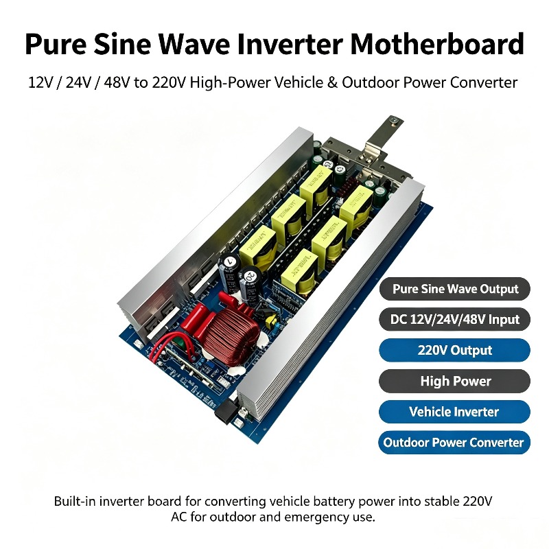 Pure Sine Wave Inverter Board 24V 48V - Carte principale d'onduleur à onde sinusoïdale