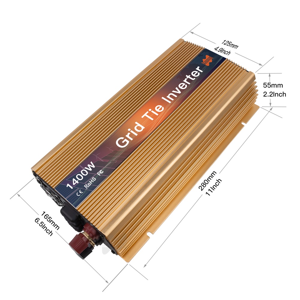 Micro-onduleur solaire connect - Micro Inverter 1400W Solar Grid Tie avis et prix