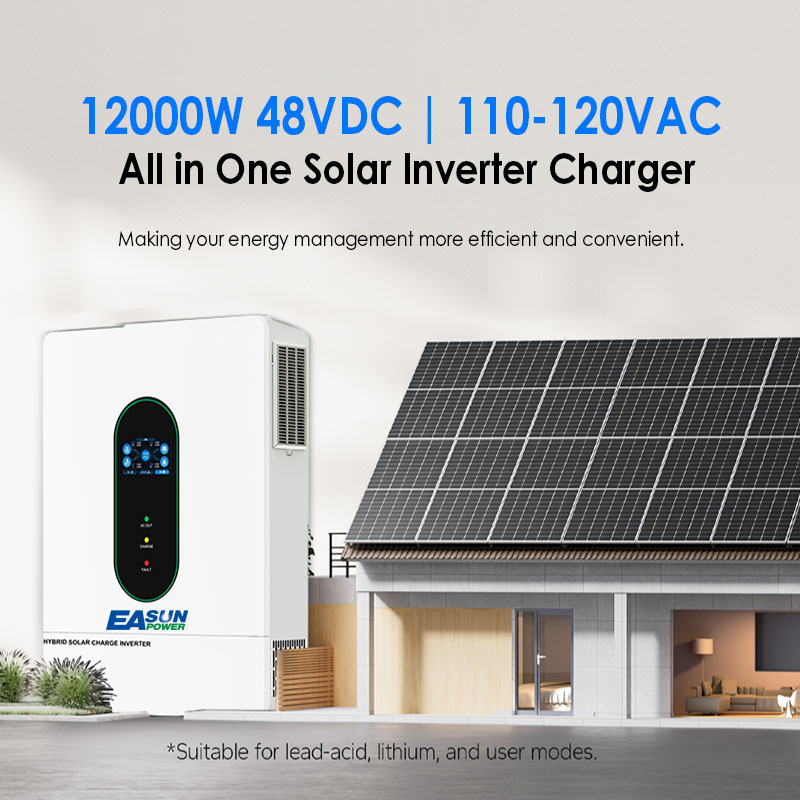 EASUN POWER US 12KW 12000W Ond - Grid Tie Inverter Limiter 2000W avis et prix
