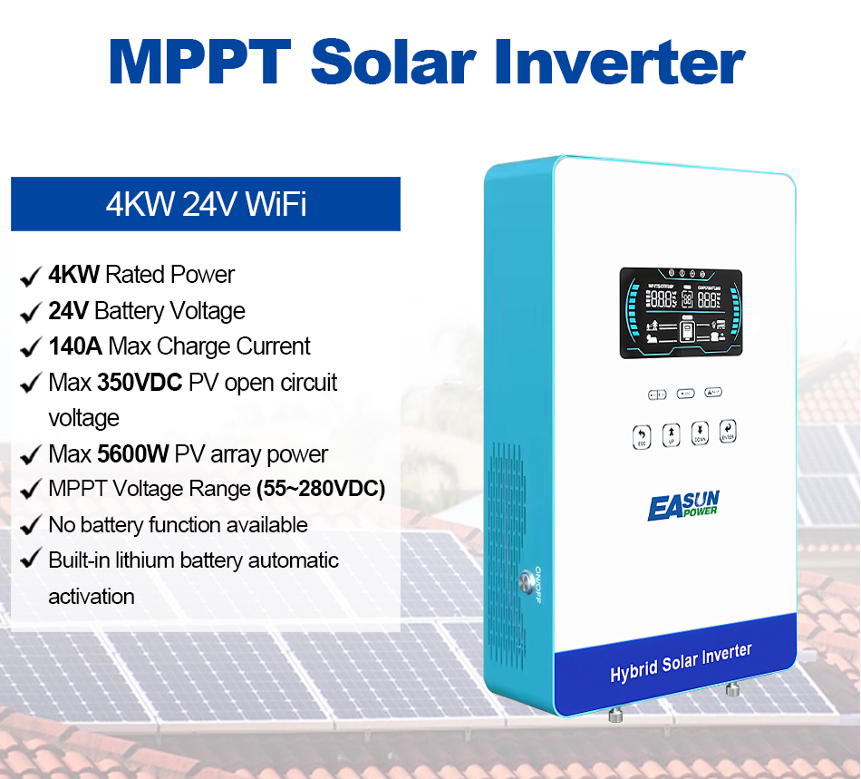EASUN POWER Onduleur Hybride H - Grid Tie Inverter Limiter 2000W avis et prix